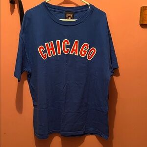 Blue Chicago Graphic T-Shirt